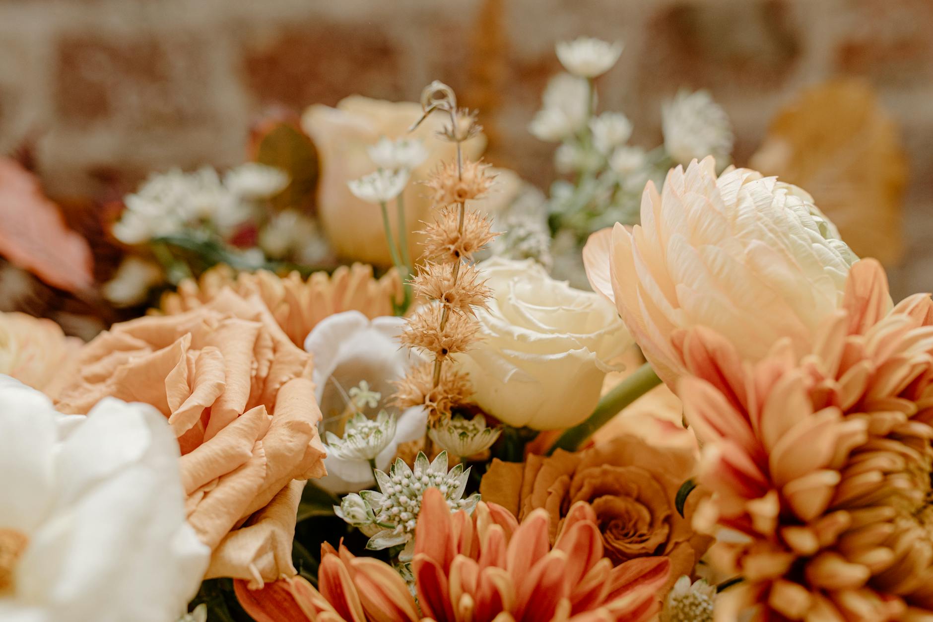 bouquet of fresh flowers for romantic event