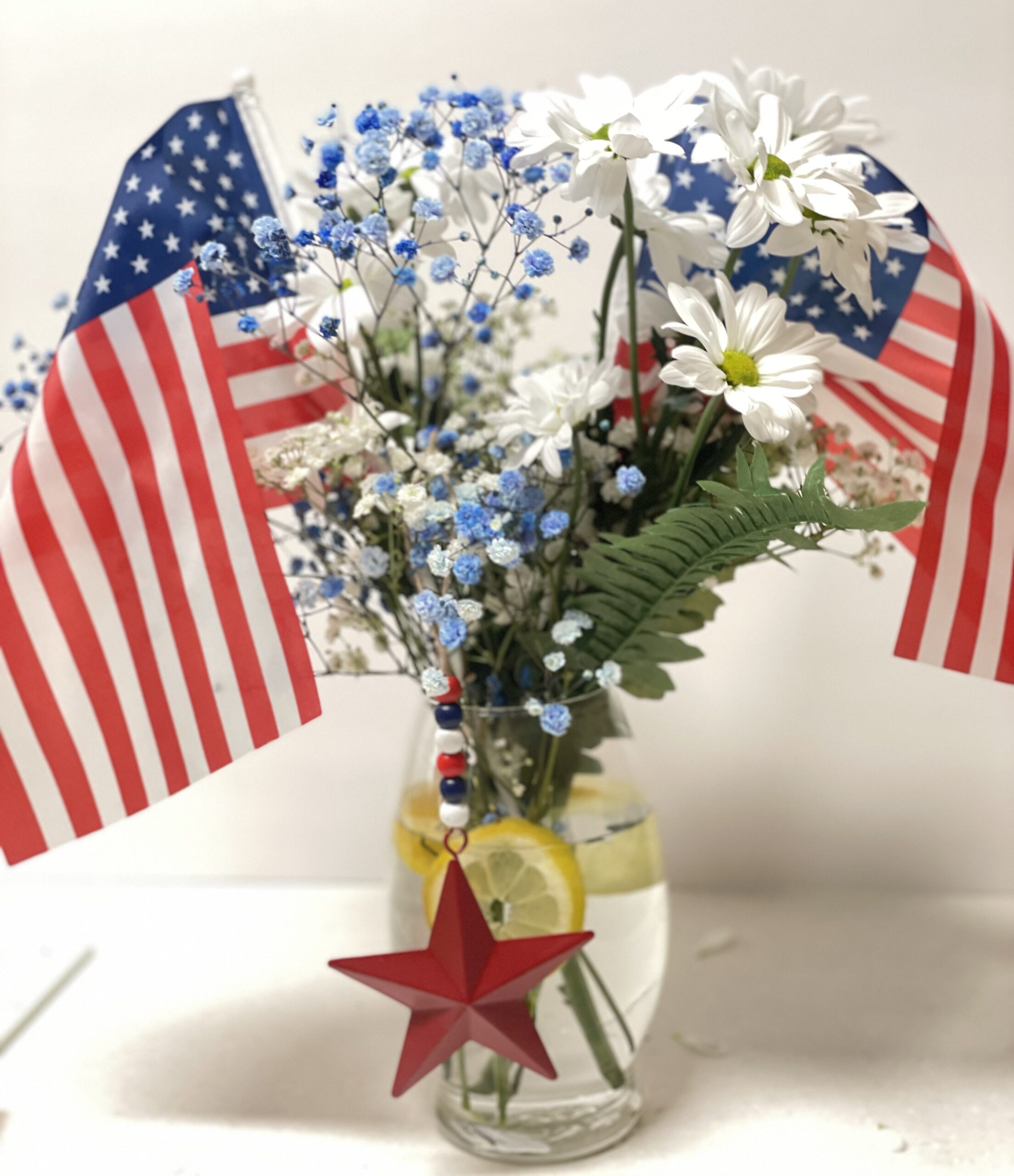 Make Your Own Patriotic Centerpiece – So Easy!