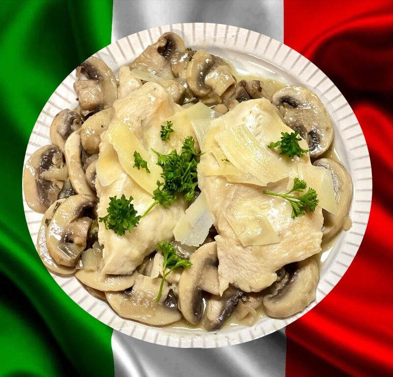 Mamma Sciretta’s Chicken & Mushrooms