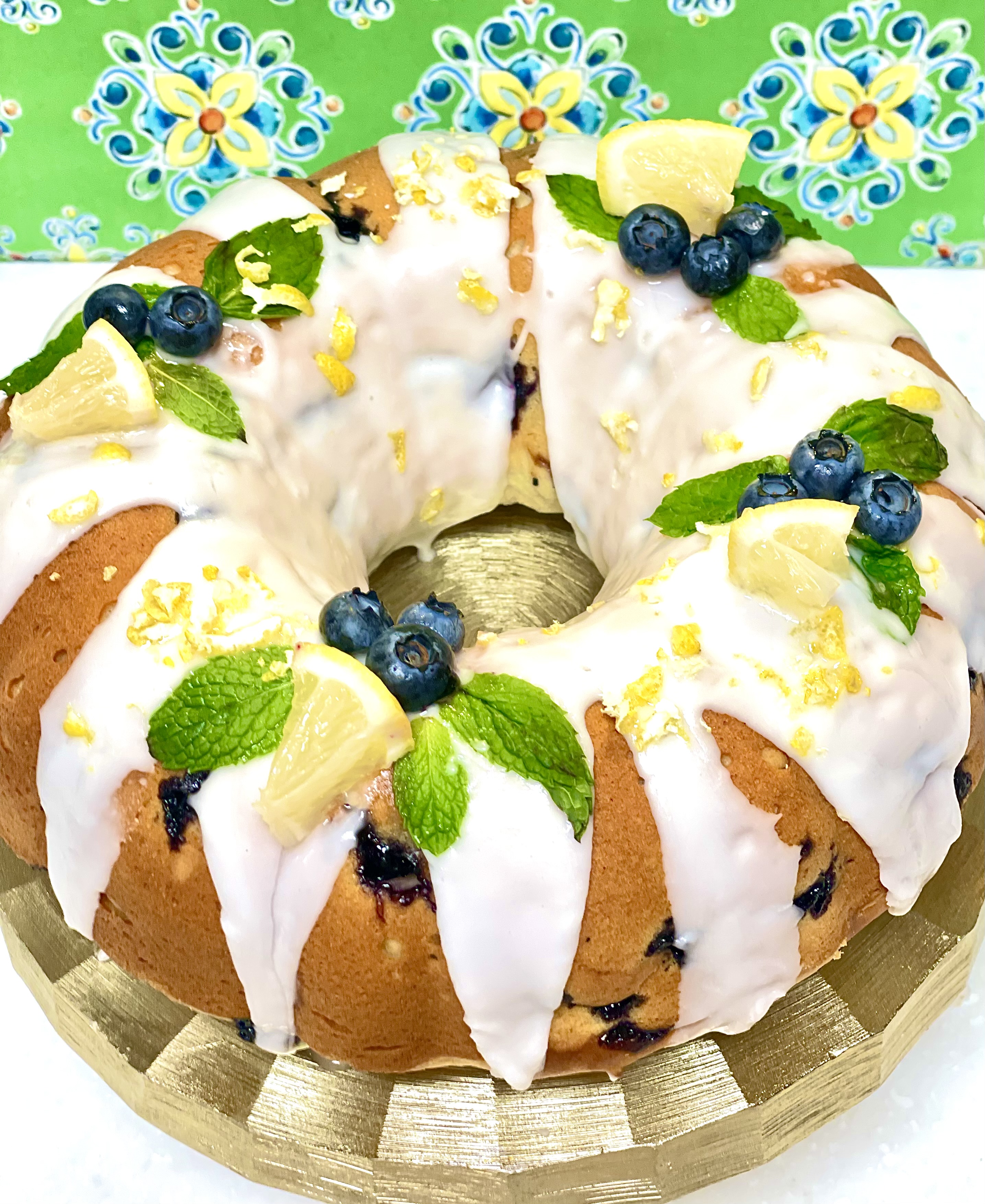 Lemon Blueberry Buttermilk Bundt